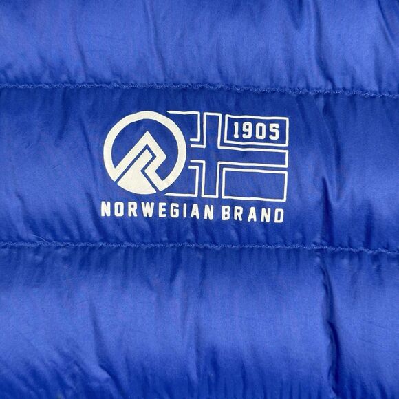 ROKK Norway Down Puffer Jacket Size Small Men’s Lightweight Packable Norwegian - Picture 3 of 6